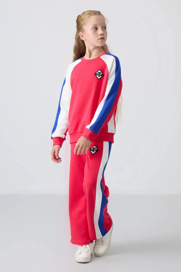 TOMMY Color Blocked Wide Leg Tracksuit Set