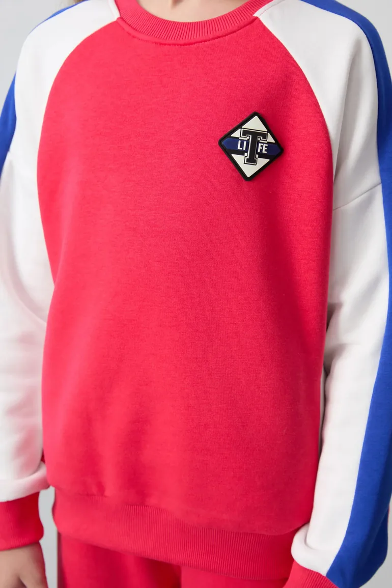 TOMMY Color Blocked Wide Leg Tracksuit Set - 3