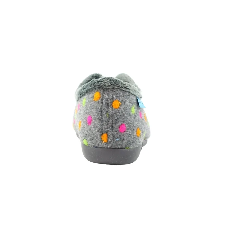 Lunar Womens/Ladies Studio Slippers - Grey - 1