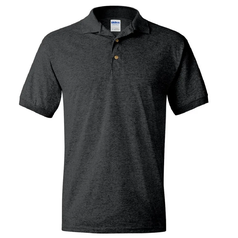 Gildan Adult DryBlend Jersey Short Sleeve Polo Shirt - Dark Heather