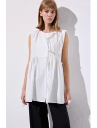 TIE DETAIL VEST - 7