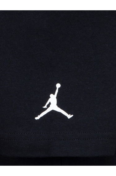 Boys MJ Wordmark Embroidered T-Shirt in Black product thumbnail 4