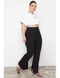 Plus Size Pants - Black - Slim - 1