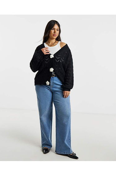 Simply Be Pointelle Cardigan