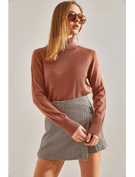 Women's Turtleneck Knitwear Sweater - 2