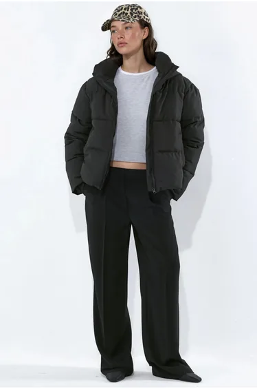 Basic Hooded Puffer Jacket