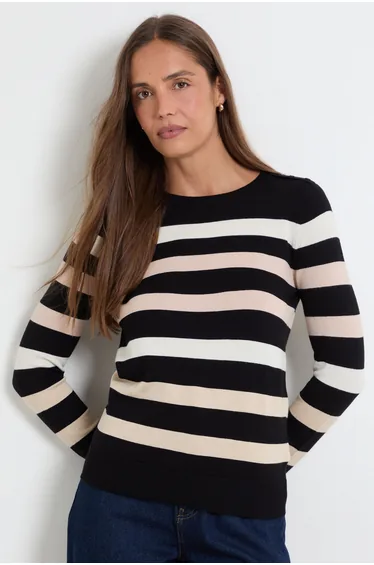 Stripe Crew Neck Jumper