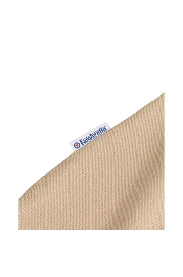 Lambretta Mens Contrast Tipped Polo Shirt - Stone/Iron product thumbnail 4