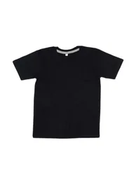 Babybugz Childrens/Kids Supersoft T-Shirt - Black/Heather Grey