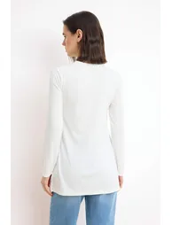 Ecru Regular Single Jersey Plain Knitted - 3