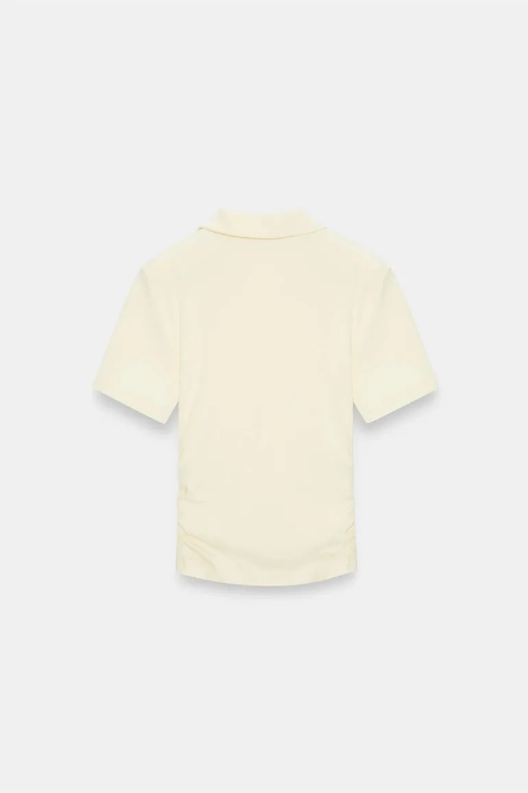 تيشيرت بولو نسائي قصير بقصة ضيقة - 5