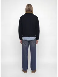 Wool Blend Sherpa Collar Jacket - 3