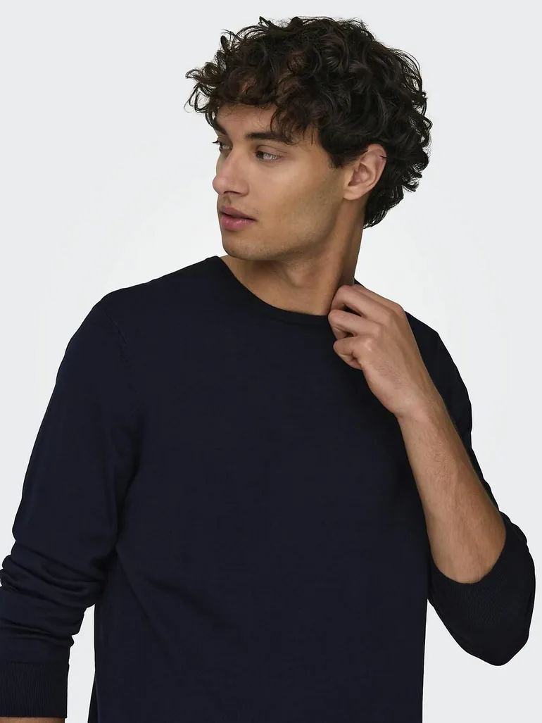 Crew Neck Jumper/Sweater in Regular Fit - 3