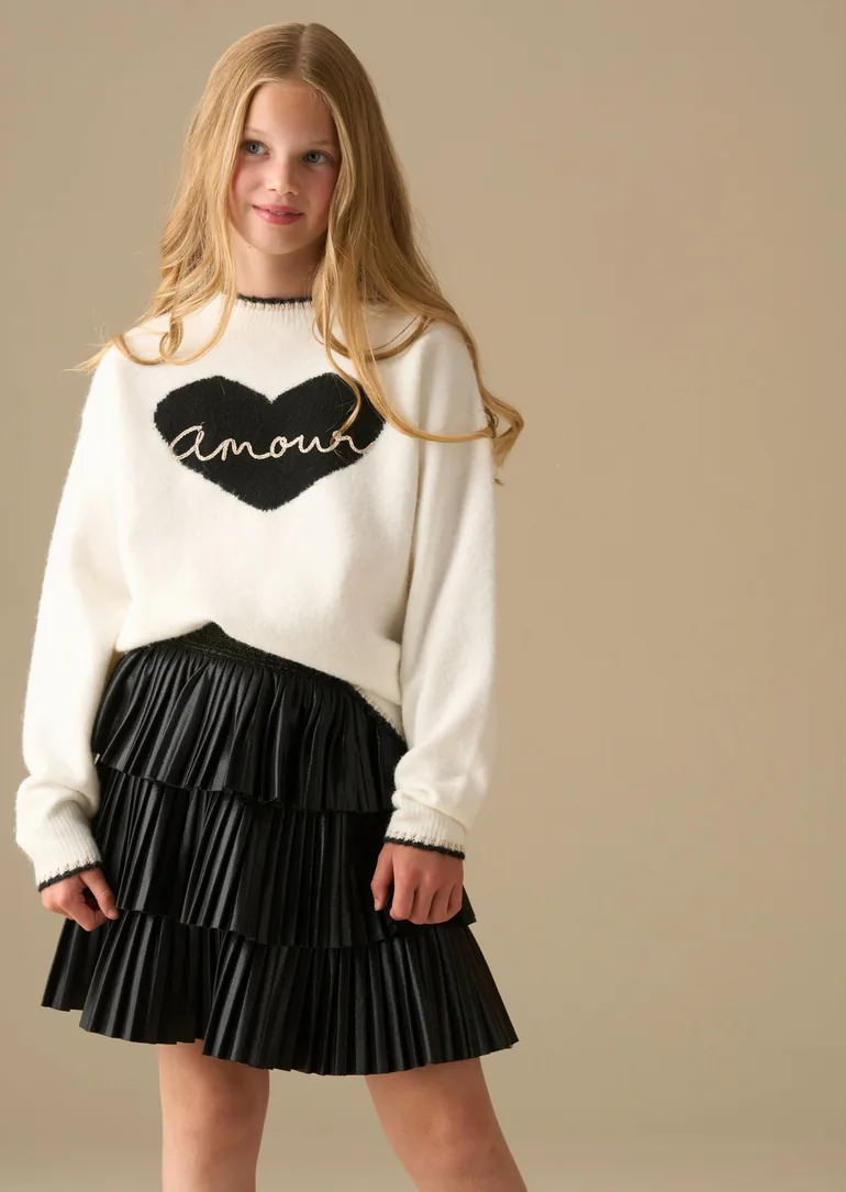 Callie Amour Heart Jumper - 2