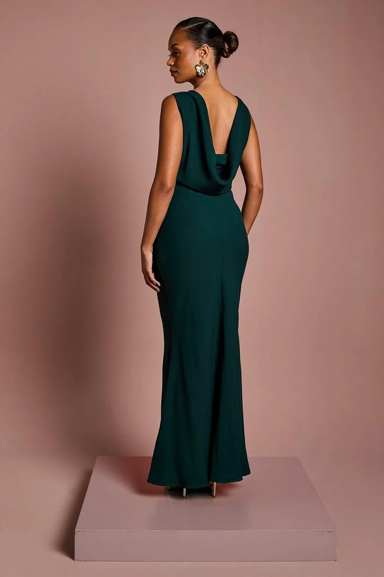Coast Honoured Petite Sleeveless Cowl Back Maxi Dress - 2