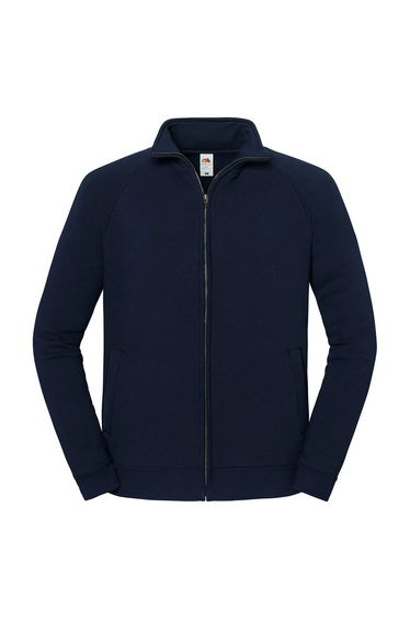 Fruit of the Loom Unisex Adult Iconic Premium Sweat Jacket - Deep Navy