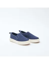 Solid Mesh Slip-On Sneakers BLUE - 1