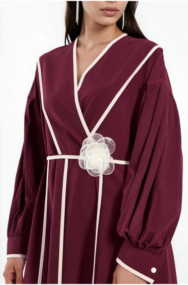 MSN Belted Striped Maxi Dress product thumbnail 4