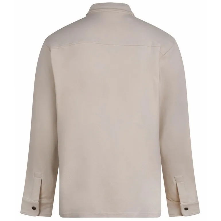 Front Row Mens Premium Piqué Overshirt - Natural - 1