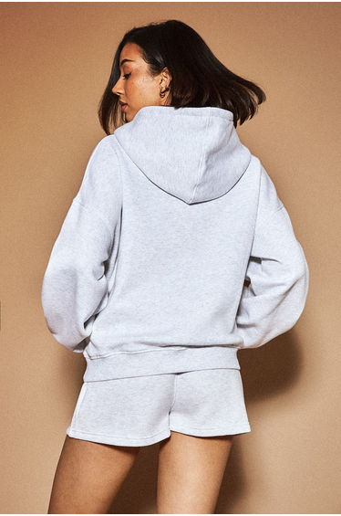 DSGN Studio Boxy Over The Head Hoodie - ash grey product thumbnail 2