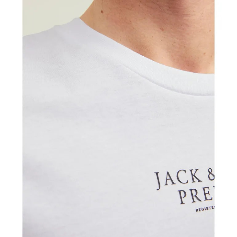 Logo Print Cotton T-Shirt with Crew Neck - 1