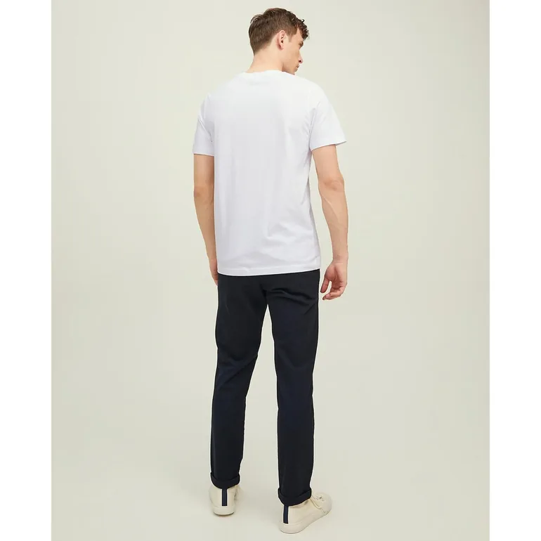 Logo Print Cotton T-Shirt with Crew Neck - 3