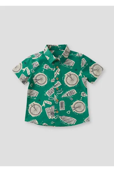 Damien City Print Shirt