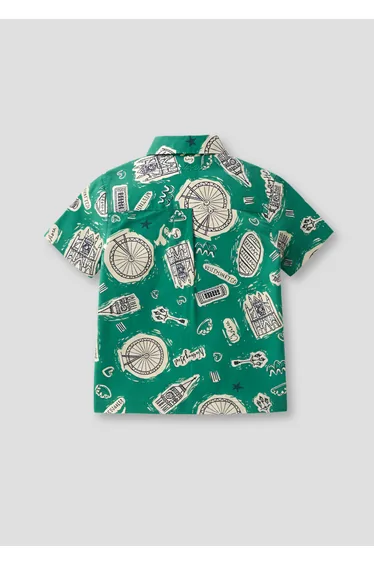 Damien City Print Shirt