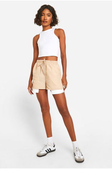 Tall Woven Pocket Detail Shorts