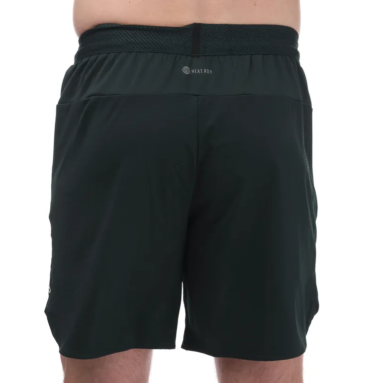 Men's adidas Designed 4 Training HIIT 7 Inch Shorts in Green - 1