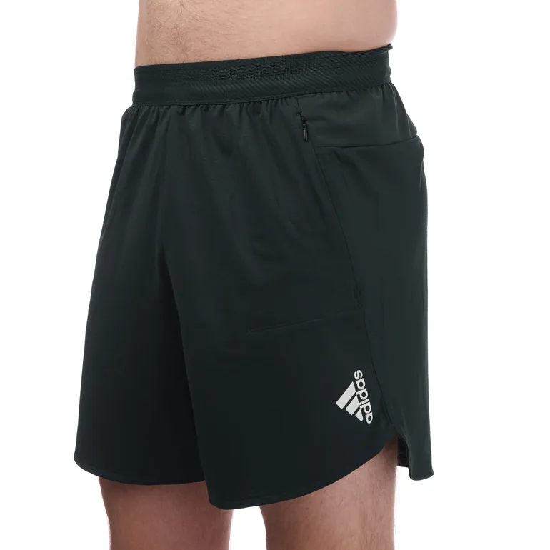 Men's adidas Designed 4 Training HIIT 7 Inch Shorts in Green
