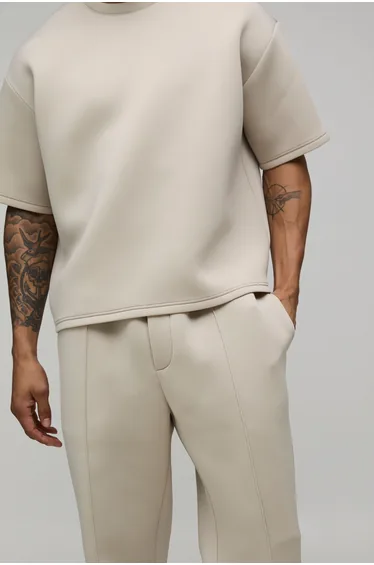 طقم بوهو مان باللون البيج