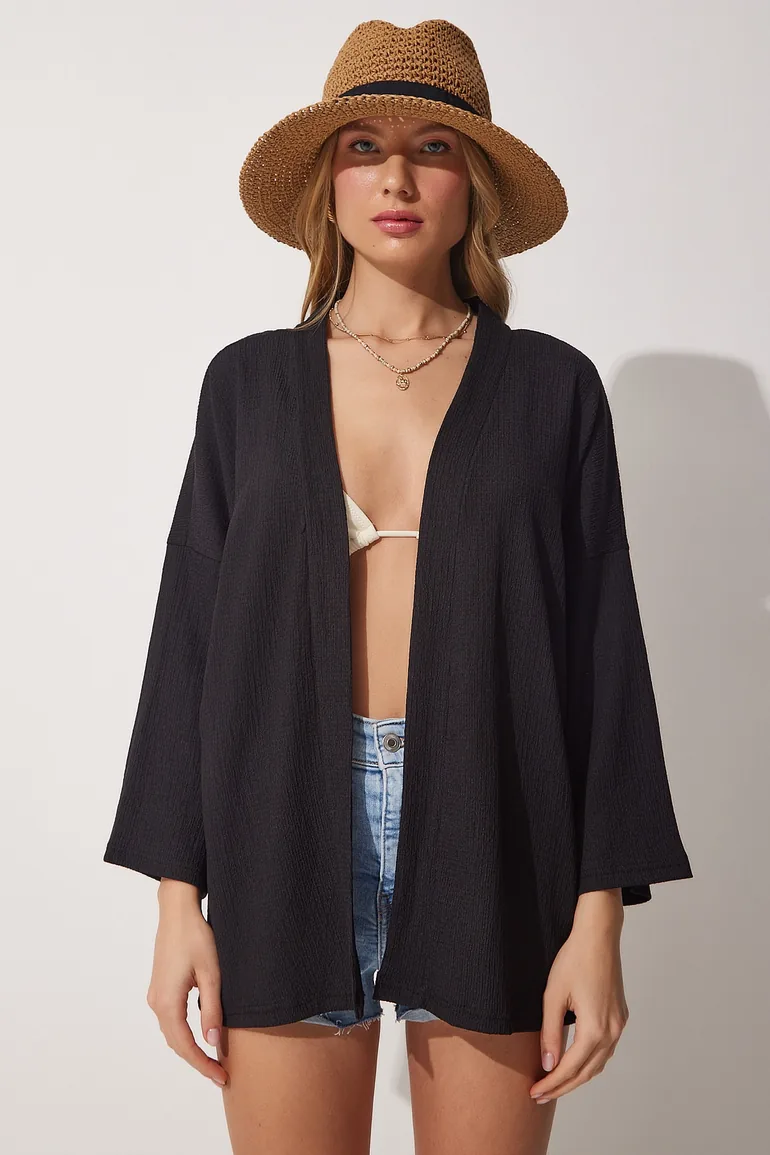 Jacket - Black - Regular fit - 4