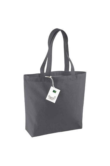Westford Mill Organic Cotton 16L Shopper Bag - Graphic Grey
