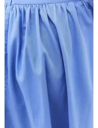 High Waisted Flared Long Skirt - PROVENCE - 4