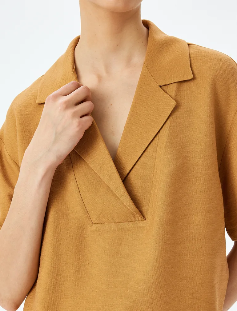 Polo Neck Blouse - 4