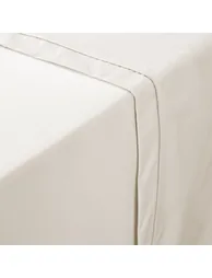 Opale Plain Cotton Sateen Flat Sheet - 2