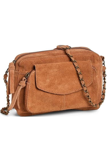 Naina Small Suede Handbag