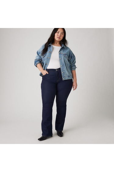 Plus 315 Shaping Bootcut Jeans, Length 32"