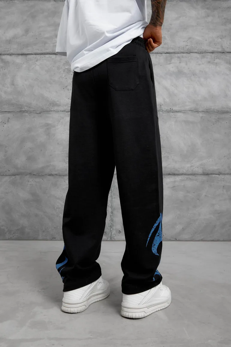 NOMARC Printed Wide-Leg Drawstring Joggers - 4