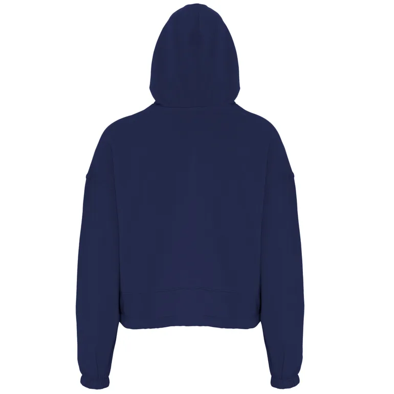 TriDri Womens/Ladies Cropped Oversize Hoodie - Navy - 1