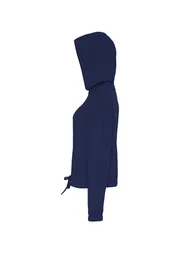 TriDri Womens/Ladies Cropped Oversize Hoodie - Navy - 2