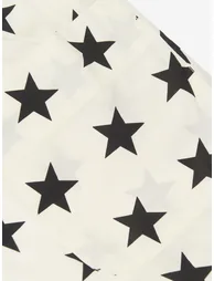 Girls Star Print Shorts in Ivory - 3
