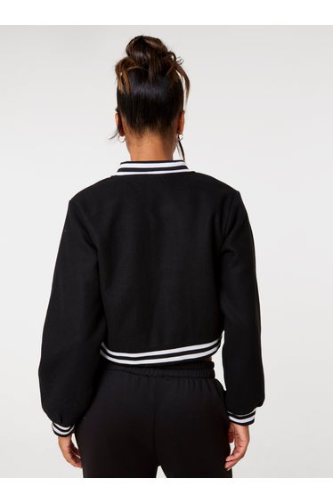 Contrast Trim Bomber Jacket product thumbnail 4