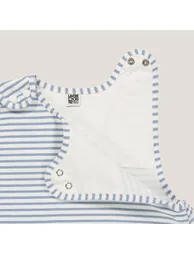 Reversible Summer Sleeping Bag in Striped Jersey - 3