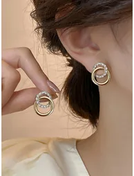 Multi-Turn Round Earrings - 2