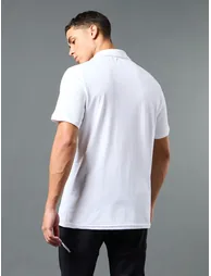 Solid 4-Way Stretch Short Sleeve Polo - 2