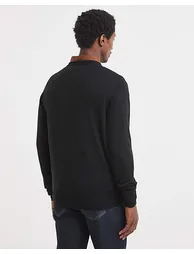 V Neck Acrylic Knitted Jumper - 2