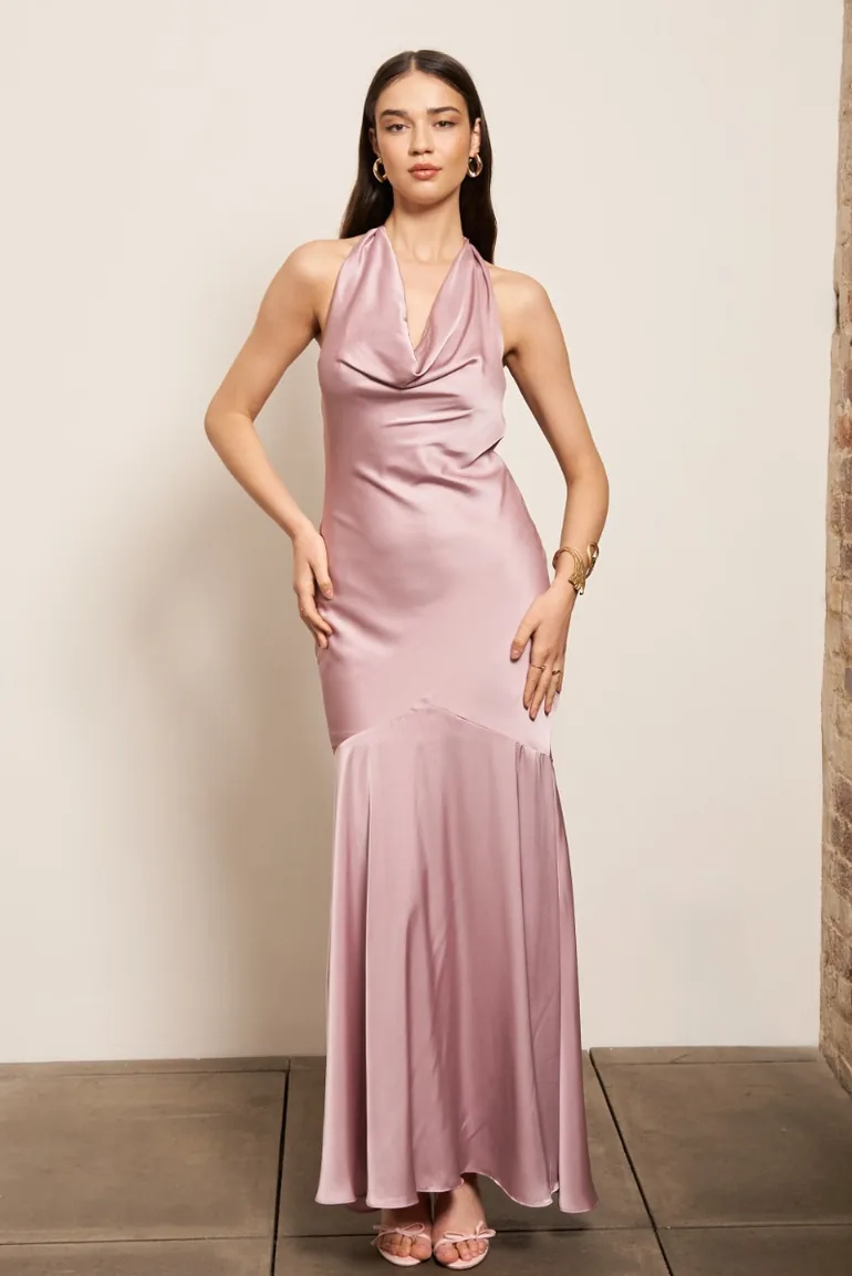 TFNC Sabba Mauve Maxi Dress