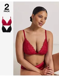 Pretty Secrets 2 Pack Willow Bralette